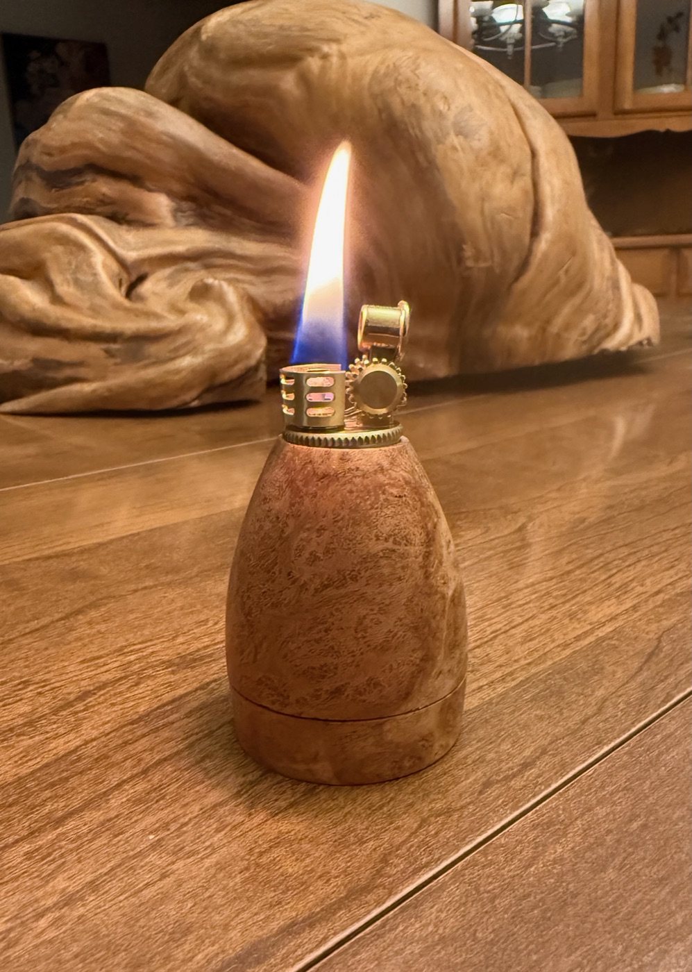 Cherry burl lighter