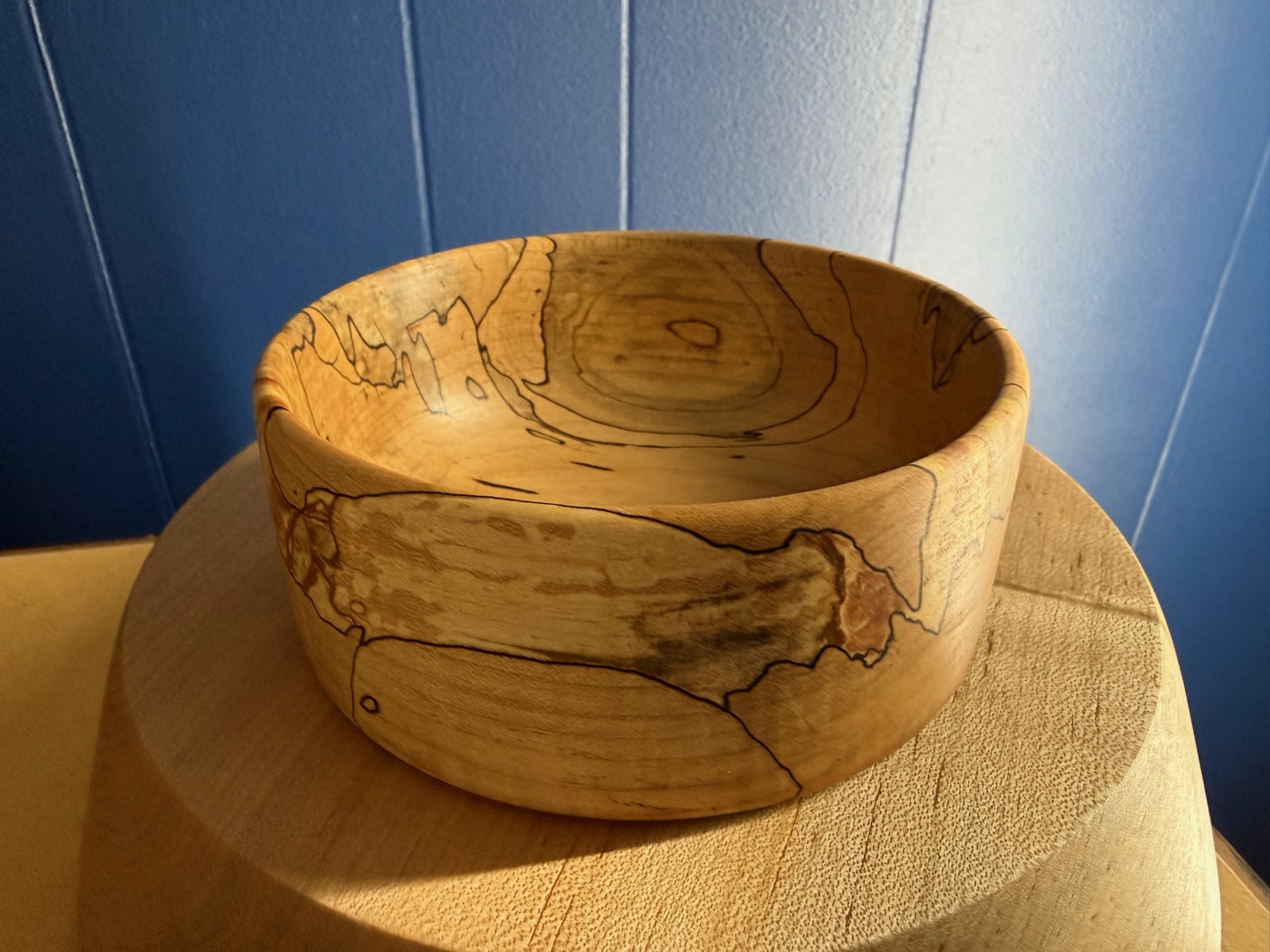 Spalted maple bowl, medium